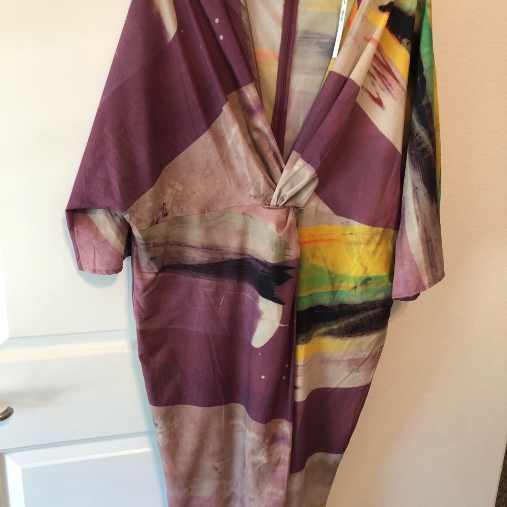 PLUS KNOT FRONT DRESS